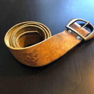 Vintage leather Belt 32